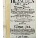 Rudolphi, J. A. Neu-vermehrte Heraldica curiosa, bestehend i… - Foto 1