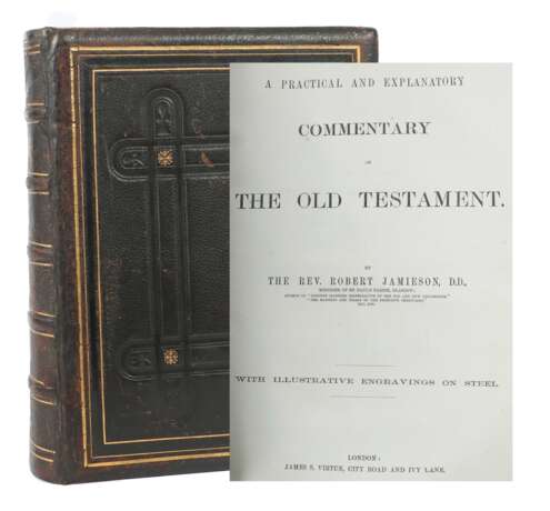 The Holy Bible with a devotional an practical commentary by … - photo 1