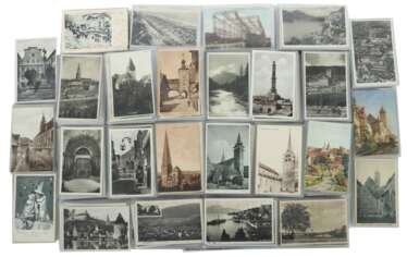 Sammlung Postkarten 1. Drittel 20. Jh., ca. 590 Ansichtskart…