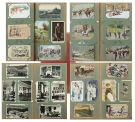 Postkartenalbum des Grafen Wilhelm zu Castell-Castell, meist…
