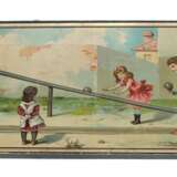 Kegelbahn Sala-Spiele, um 1900, Spiel zum Aufklappen, mit 3 … - photo 1