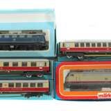 2 x E-Lok, 3 x TEE-Wagen Märklin, Spur H0, 1 x E-Lok 3053, B… - photo 1