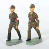 2 RAD-Soldaten Elastolin, 1 RAD-Feldmeister im Marsch /10; 1… - Foto 1