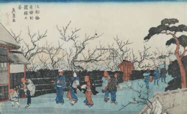 Keisai Eisen japanischer Künstler, Edo 1790 - 1848 Edo, Farb…