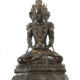 Buddha Amitayus Myanmar, wohl 16. Jh., Prozessionsbuddha, ab… - photo 1