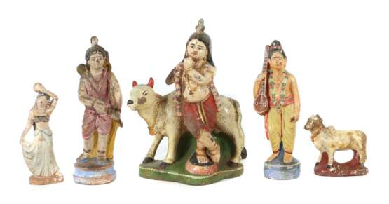 Hausaltar-Figuren (navratri golu bommais) Indien, Anfang 20.… - Foto 1