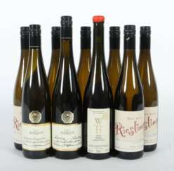 9 Flaschen Weißwein 6x Schloßböckelheim, Bad Kreuznach-Bosen…
