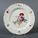 Wandteller mit Flechtrand Herzoglich Aechte Porcelain Fabriq… - photo 1