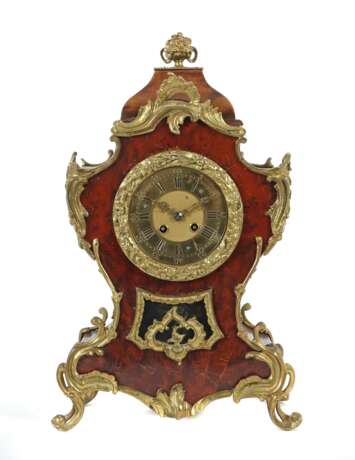 Französische Boulle-Uhr Japy Frères & Cie., 19. Jh., Mahagon… - фото 1