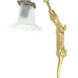 Eidechse als Wandlampe Um 1900, wohl Wiener Bronze, plastisc… - Foto 1