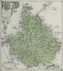 Landkarte des 18. Jh. ''Bezirck der Nürnbergischen Pfleg-Aem…