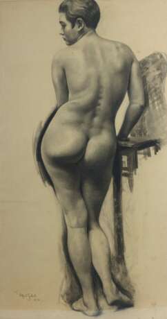 Gabel, Alfred deutscher Maler, Schüler von Otto Dix. ''Damen… - фото 1