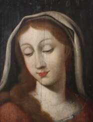 Maler des 18./19. Jh. ''Jungfrau Maria'', Kopfbildnis der Ju…