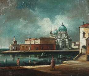 Maler des 19. Jh. ''Venedig'', Blick auf die Kirche Santa Ma…