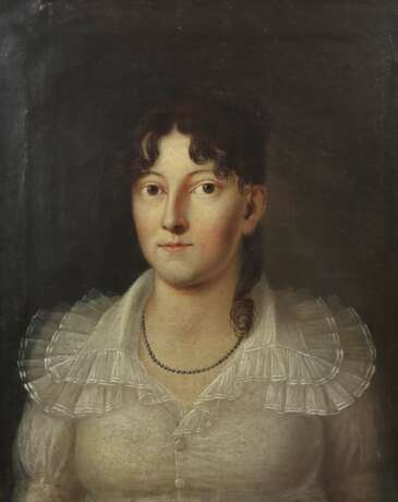 Portraitist des 19. Jh. ''Bildnis einer Dame'', Brustbild ei… - photo 1