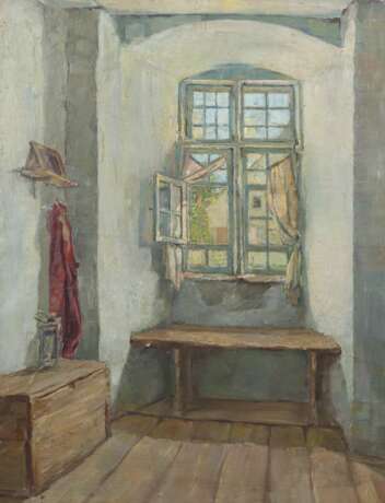 Maler des 19./ 20. Jh. ''Interieur mit Fenster'', Interieurs… - photo 1