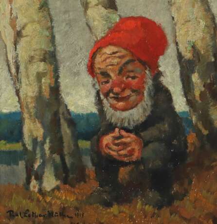 Müller, Paul Lothar 1869 - 1956, deutscher Maler. ''Der Eins… - photo 1