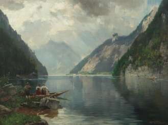 Wopfner, Josef Schwaz 1843 - 1927 München, Landschaftsmaler,…