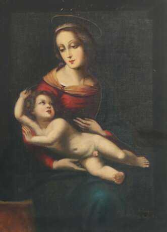 Ciappa, A. Maler/Kopist des 20. Jh.. ''Madonna mit Jesuskind… - photo 1