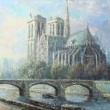 Maler des 20. Jh. ''Kathedrale Notre Dame in Paris'', impres… - Foto 1