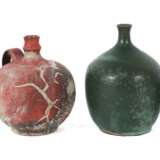 4 Keramiken 2. H. 20. Jh., beiger bzw. rötlicher Scherben, 1… - Foto 1