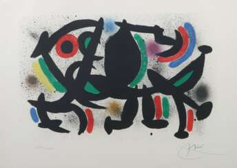 Miró, Joan Barcelona 1893 - 1983 Palma, Maler, Grafiker, Ker…