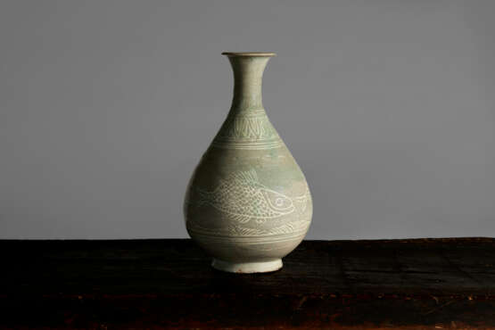 A BUNCHEONG SLIP-DECORATED STONEWARE BOTTLE - фото 6