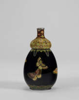 A CLOISONNÉ ENAMEL BOTTLE