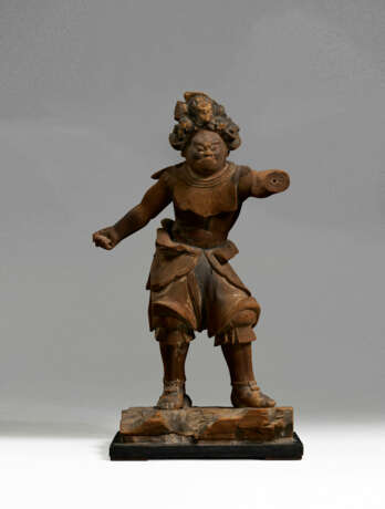 A WOOD SCULPTURE OF THE DIVINE GENERAL - photo 1