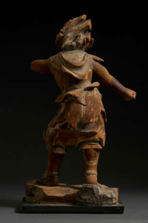 A WOOD SCULPTURE OF THE DIVINE GENERAL - photo 2