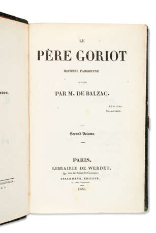 BALZAC, Honoré de (1799-1850) - Foto 3