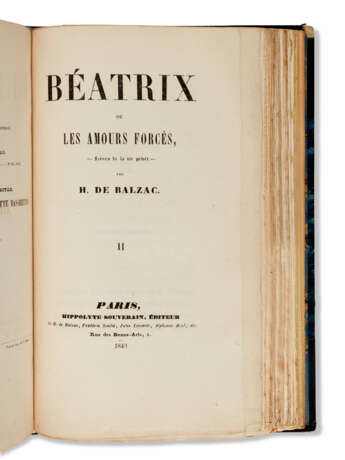 BALZAC, Honoré de (1799-1850) - Foto 2