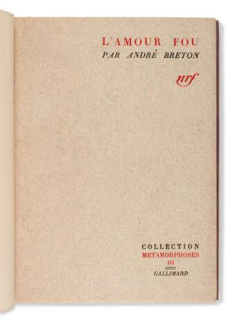BRETON, André (1896-1966) - фото 2