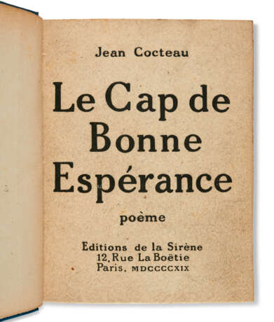 COCTEAU, Jean (1889-1963). - photo 2