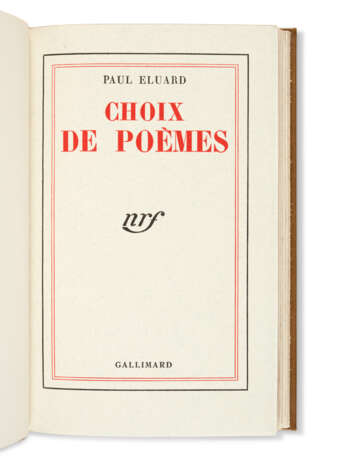 ÉLUARD, Paul (1895-1952) - Foto 2
