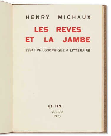 MICHAUX, Henri (1899-1984) - фото 3