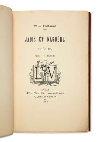 VERLAINE, Paul (1844-1896) - Foto 1