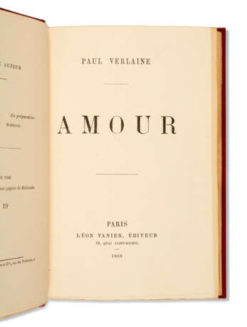 VERLAINE, Paul (1844-1896) - photo 1