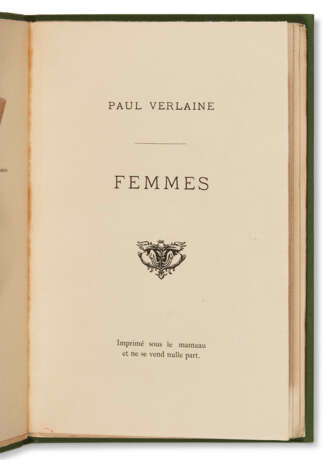 VERLAINE, Paul (1844-1896). - фото 7
