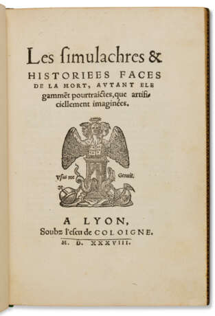 [HOLBEIN, Hans dit le Jeune (1497-1543)] ; [LÜTZELBURGER, Hans ( ? - 1526)] ; [CORROZET, Gilles (1510-1568)] ; [VAUZELLES, Jean de ( ? - v. 1563)] - Foto 2