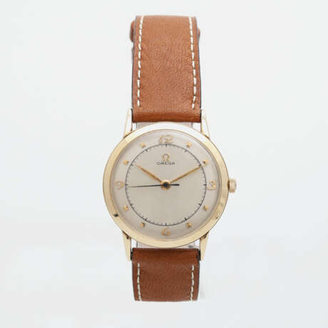 OMEGA "Vintage" Armbanduhr, Ref. P 6521, ca. 1940/50er Jahre, Gehäuse Gelbgold 14K. - Foto 5