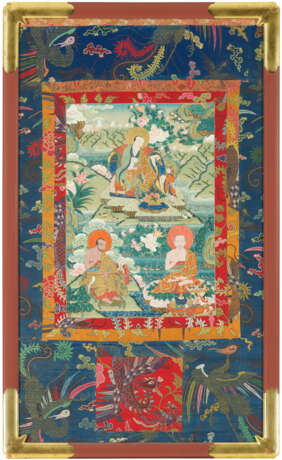 A PAINTING OF THREE ARHATS - фото 3