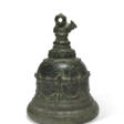 A LARGE BRONZE BELL WITH NANDI - Auction prices