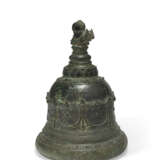 A LARGE BRONZE BELL WITH NANDI - photo 2