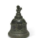 A LARGE BRONZE BELL WITH NANDI - фото 4