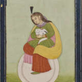 A PORTRAIT OF A LADY WITH HER CAT - photo 1