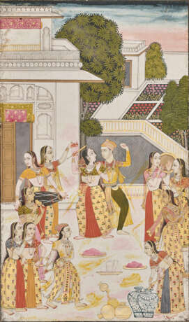 A PAINTING FROM A RAGAMALA SERIES: VASANT RAGA - photo 1