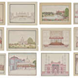 A GROUP OF TWELVE ARCHITECTURAL STUDIES - Foto 1