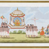 A GROUP OF ELEVEN PAINTINGS DEPICTING PROCESSIONS AND FESTIVITIES - фото 2