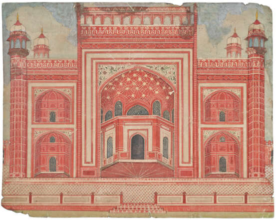 A PAINTING OF HUMAYUN'S TOMB - Foto 1